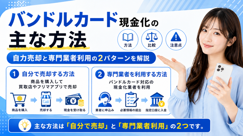バンドルカード現金化の方法